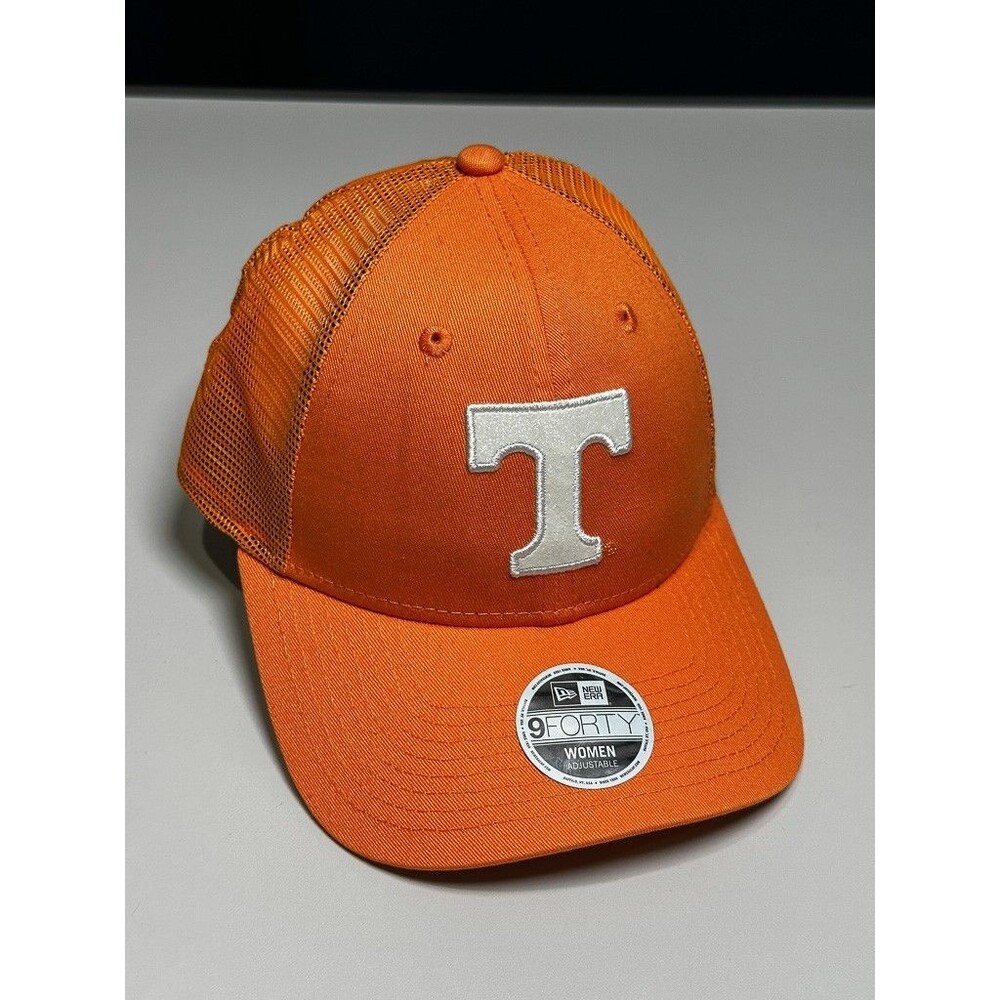 New Era Women’s 9FORTY Adjustable Trucker Hat – Tennessee Volunteers Orange Mesh